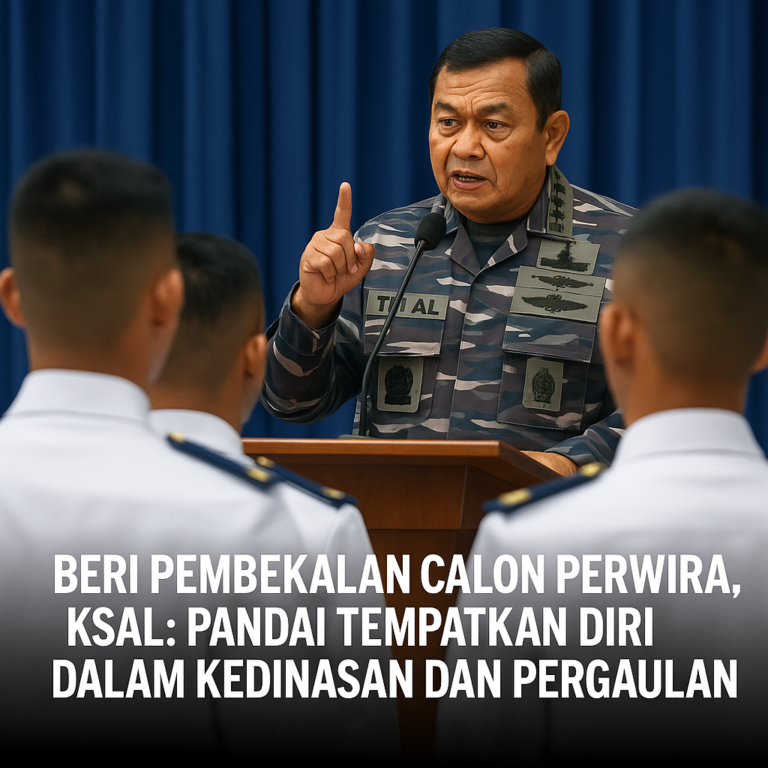 Beri Pembekalan Calon Perwira, KSAL: Pandai Tempatkan Diri dalam Kedinasan dan Pergaulan