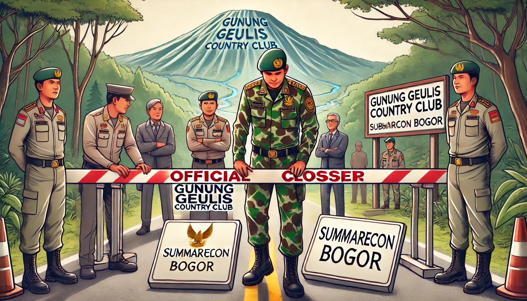 Pemerintah Segel Gunung Geulis Country Club, Summarecon Bogor, dan Bobocabin, Upaya Kembalikan Catchment Area