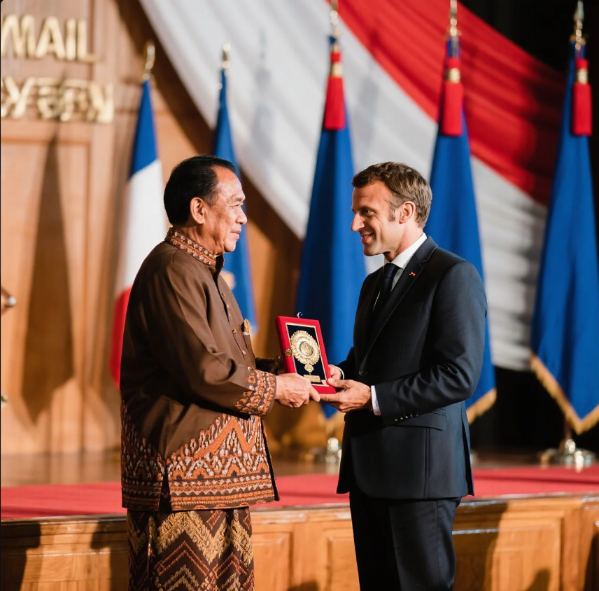 Prabowo Dianugerahi Tanda Kehormatan oleh Prancis, Macron Hadir Langsung di Akmil Magelang