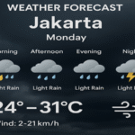 BMKG Prakirakan Jakarta Hujan