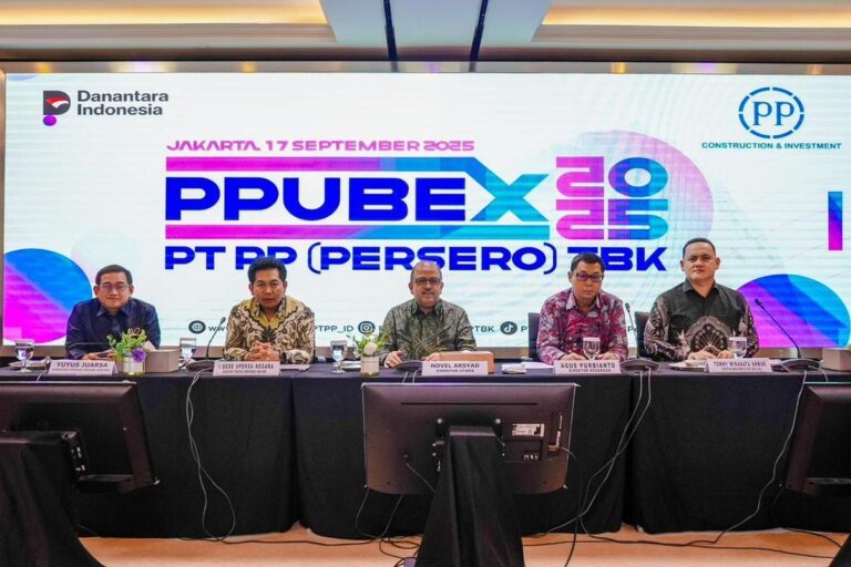 Strategi PTPP Bawa Kontrak Baru Rp 15,28 Triliun hingga Agustus 2025